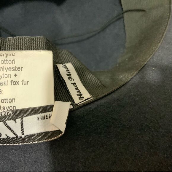 MARZI Firenze Women Black Dark gray Hat Handmade in Italy - Neiman Marcus main image 9